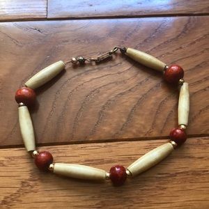 Men’s 9” Vintage Tribal Wooden Bracelet